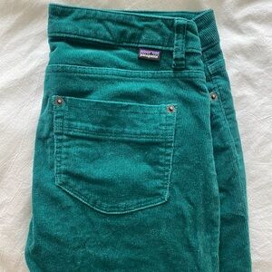 SOLD Patagonia Fitted Corduroy Pants Arbor Green Size 26